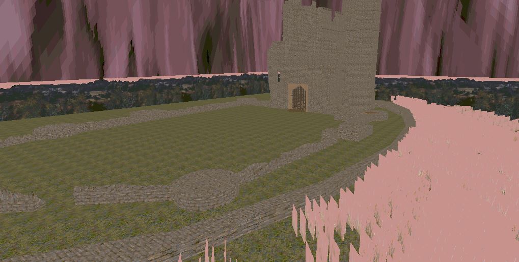 Version 1 render, showing the twin gate towers