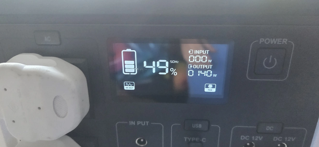 Power company loan battery unit